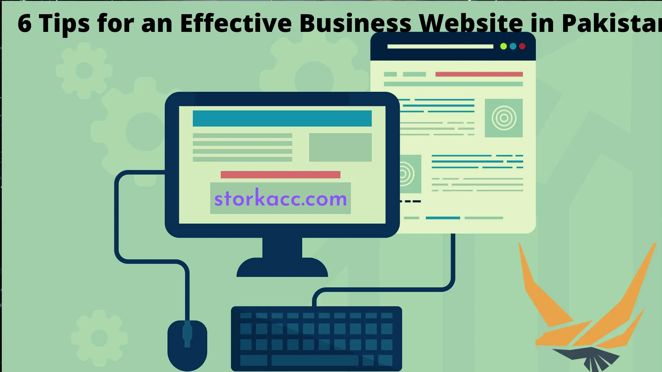 Website showing 6 tips